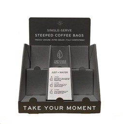 [S-1-POP-CAR-DIS] Steeped Coffee - POP Cardboard Display